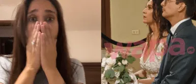 Verónica Linares expone a su esposo con metida de pata en su boda El insólito error que casi comete el esposo de Verónica Linares en su boda: "Estaba nervioso"