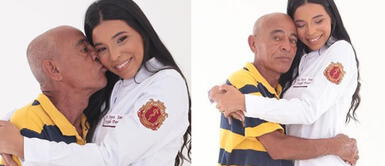 La joven le dedicó emotivas palabras a su abuelo. Se gradúa como odontóloga y lo festeja con su abuelo barrendero que le pagó la carrera