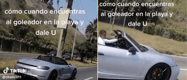 Alex Valera sorprendió a un hincha en plena calle. Aficionado de la 'U' se encuentra con Alex Valera y atacante lo impresiona