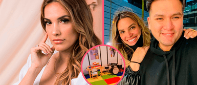 ¡Tiene un tobogán! Cassandra Sánchez muestra lujoso cuarto de diversión de su único hijo con Deyvis Orosco ¡Tiene un tobogán! Cassandra Sánchez muestra lujoso cuarto de diversión de su único hijo con Deyvis Orosco