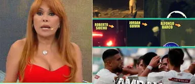 Magaly presenta ampay con jugadores de la U. Alex Valera y Andy Polo terminan involucrados en ampay de 5 jugadores de la U con más de 10 jóvenes