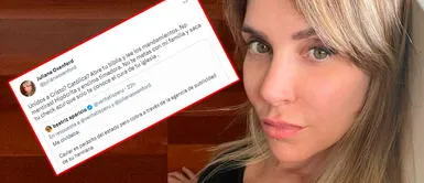 Juliana lanza advertencia a usuaria que se metió con su hermana: "¡Hipócrita! No te metas con mi familia" Juliana Oxenford reacciona fuerte contra usuaria por tildarla de "parásito del Estado"