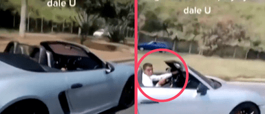 Alex Valera luce lujoso auto deportivo por la costa verde y saluda a seguidores Alex Valera luce lujoso auto deportivo por la costa verde y saluda a seguidores