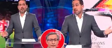 Óscar del Portal enfurece con producción y Federico lo parcha en vivo Óscar del Portal golpea mesa de conducción tras reclamo de su productor