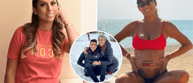 Rosa Fuentes regresa a las redes sociales. Rosa Fuentes conquista el otoño mostrando su baby bump en fresco vestido de tono pastel