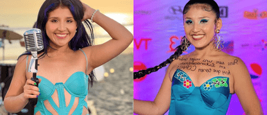 Milena Warthon sorprende con dos outfits increíbles. Milena Warthon desata el poder del pop andino con casaca de estilo incaico