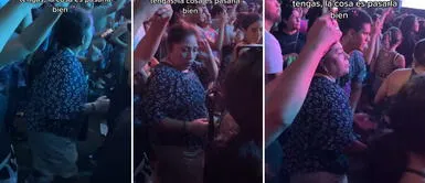 Mujer la rompe en el concierto de Axe Bahía y desata la locura al saberse las coreografías : La cosa es pasarla bien Mujer la 'rompe' en el concierto de Axe Bahía y desata la locura al saberse las coreografías: "La cosa es pasarla bien"