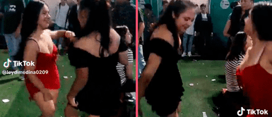 Jóvenes tienen duro enfrentamiento de Huayno y sorprenden a usuarios en TikTok Jóvenes tienen duro enfrentamiento de Huayno y sorprenden a usuarios en TikTok