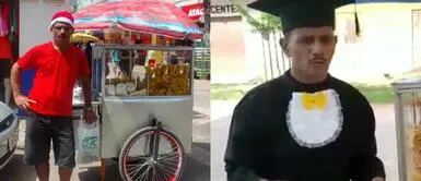 El señor demostró ser un ejemplo de superación. Vendedor de canchita de 52 años se gradúa de la universidad y causa furor en redes: "Nunca te rindas"
