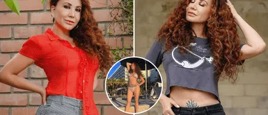 Janet Barboza luce espectacular con sus outfits en redes. Janet Barboza causa sensación con bikini de cuadros vichy en las playas de Miami