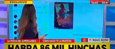 Conductora de TV presenta EN VIVO chat de WhatsApp y en ella habían compartido un video íntimo Conductora de TV presenta EN VIVO chat de WhatsApp y en ella habían compartido un video íntimo