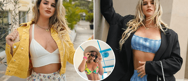 Macarena Velez deslumbra con dos increíbles outfits. Macarena Velez revive el verano enfundada en un excéntrico bikini trendy que pone color a los días grises