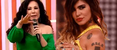 Angie Jibaja manda a callar a Janet Barboza Angie Jibaja deja en shock a Janet Barboza al ignorarla en vivo: "Pásame con Ethel, tú no me caes bien"