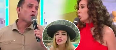 Angie Jibaja: Janet Barboza se molesta con Christian Domínguez por no hacerle pregunta a exmodelo Angie Jibaja: Janet Barboza se molesta con Christian Domínguez por no hacerle pregunta a exmodelo