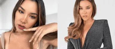 Alessandra Fuller demuestra su osadía con dos outfits. Alessandra Fuller desafía los límites de la moda con un outfit glitter drapeado inolvidable