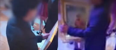 El joven protagonizó una emotiva escena. "Me haces falta": Joven huancaíno baila con retrato de su madre fallecida en fiesta de promoción