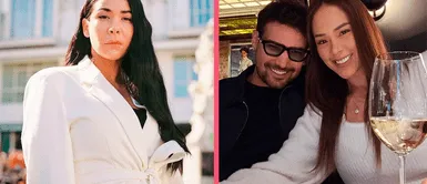 Magdyel Ugaz se luce con candente vestido negro en la boda religiosa de Karen Schwarz Magdyel Ugaz se luce con candente vestido negro en la boda religiosa de Karen Schwarz