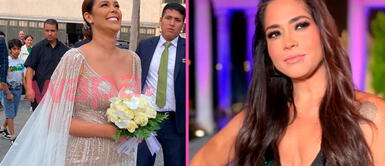 Katia Palma bromea a Karen Schwarz en su boda. Katia Palma 'trolea' a Karen Schwarz en su boda: "Se casó por fin"