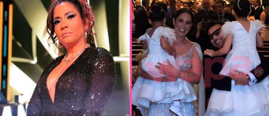 Katia Palma casi se pierde la ceremonia de la boda de Karen Schwarz. Katia Palma casi se pierde la ceremonia de la boda de Karen Schwarz y Ezio Oliva ¡se le hizo tarde!