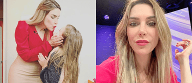 Juliana Oxenford comparte momentos únicos con su hija. Juliana Oxenford y su hija hacen match con increíble outfit estilo griego en sesión de fotos