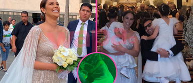 Karen Schwarz deslumbró en su matrimonio con peculiar baile. Karen Schwarz impacta con ‘sensual’ baile en su boda con Ezio Oliva