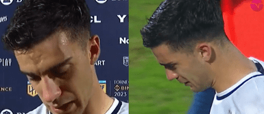 El futbolista rompió en llanto y recordó a su mamá al final del partido. Pierde a su madre, pero pide jugar y rompe en llanto al final del partido: "Lo hice por ella"