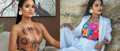 Mayella Lloclla sorprende con outfits de la tendencia étnica. Mayella Lloclla se apodera de la moda étnica andina en avant premiere del nuevo disco de Milena Warthon