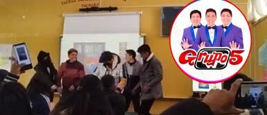 Alumnos son la sensación en Tiktok al abrir su exposición a ritmo del Grupo 5: Que rico es mi Perú Alumnos son la sensación en Tiktok al abrir su exposición a ritmo del Grupo 5: "Que rico es mi Perú"