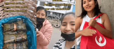 La joven se muestra orgullosa del trabajo de su madre. Joven paga la universidad vendiendo tamales con su madre y fascina en redes: "Serás una gran profesional"