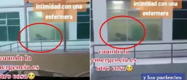 Paciente graba a doctor peruano teniendo intimidad con enfermera dentro de hospital: La emergencia es otra Paciente graba a doctor peruano teniendo intimidad con enfermera dentro de hospital: "La emergencia es otra"