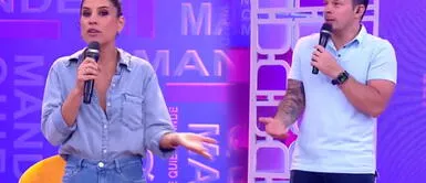 Mario Hart cuadra a María Pía Copello en vivo por las constantes bromas Mario Hart cuadra en vivo a María Pía por bromas en "MQM"