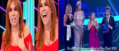 Magaly Medina se burla de que el Miss Perú se haya convertido en un bloque de 'Esto es guerra' Magaly Medina se burla de que el Miss Perú se haya convertido en un bloque de 'Esto es guerra'