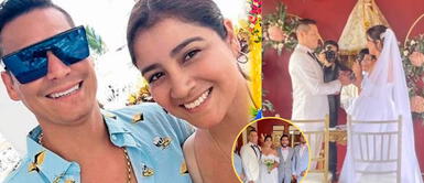Luigui Carbajal se casó con su pareja 14 años menor. Luigui Carbajal pasa a la fila de los casados al unirse con su novia 14 años menor: “De la misma edad que mis hijos”
