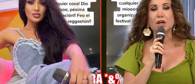 Janet Barboza se solidariza con Michelle Soifer tras ser pifiada en concierto Janet Barboza se solidariza con Michelle Soifer tras ser pifiada en concierto