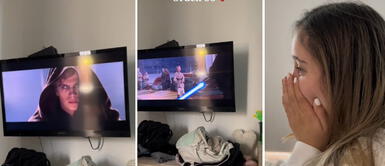 Joven ve por primera vez Star Wars y entristece al saber que Anakin Skywalker pasa al lado oscuro Joven ve por primera vez Star Wars y entristece al saber que Anakin Skywalker pasa al lado oscuro