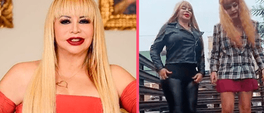 Susy Díaz se luce junto a la actriz que la interpreta para nueva película Susy Díaz se luce junto a la actriz que la interpreta para nueva película