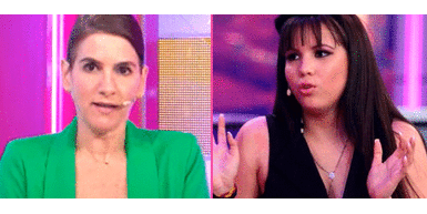 Gigi Mitre pierde los papeles con Greissy Ortega durante enlace en vivo. Gigi Mitre pierde los papeles con Greissy Ortega durante enlace en vivo.