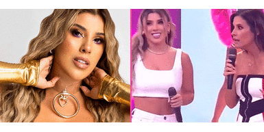 Yahaira Plasencia presenta a su nuevo productor musical. Yahaira Plasencia presenta a su nuevo productor musical.