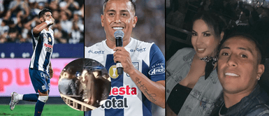 Ambos jugadores cuando acudieron al festival del Reggeaton. Captan a Christian Cueva y Carlos Zambrano antes del encuentro con Libertad