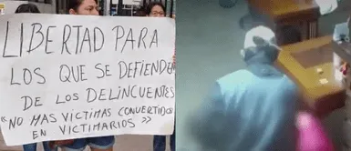 Los vecinos de VES piden que dueño de chifa sea liberado. Vecinos de VES exigen que dueño de chifa que mató a delincuente sea liberado: "Queremos justicia"