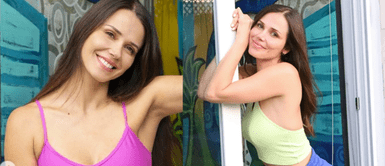 Maju Mantilla irradia belleza en sus redes sociales. Maju Mantilla roba miradas con encantador outfit cut-out en tonalidad pastel