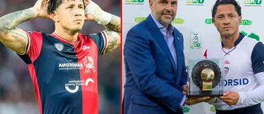 Gianluca Lapadula es la estrella y goleador del Cagliari y la Serie B de Italia Orgullo peruano: Lapadula anota doblete y es elegido el mejor de la Serie B de Italia