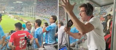 Hincha de Sporting Cristal insulta a narrador argentino por gritarle el gol de River Plate Hincha de Sporting Cristal insulta a narrador argentino por gritarle el gol de River Plate