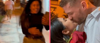 Extranjero sorprende a novia peruana llegando de sorpresa y regalándole flores: “Siempre espectador, nunca protagonista” Extranjero sorprende a novia peruana llegando de sorpresa y regalándole flores: “Siempre espectador, nunca protagonista”