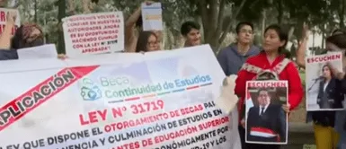 Los alumnos lanzaron una impactante denuncia contra Pronabec. Más de 2000 jóvenes denuncian que Pronabec no reconoce sus becas: "Hay mala gestión"
