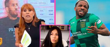 Magaly Medina destruye a Jefferson Farfán por demanda contra Olenka Mejía. Magaly destruye a Jefferson Farfán y lo tilda de 'abusivo' por demanda contra Olenka Mejía: "Es una madre soltera"