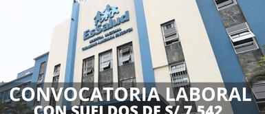 ¿Tienes título o secundaria completa? Convocatoria laboral de EsSalud ofrece sueldos de hasta S/ 7,542 ¿Tienes título o secundaria completa? Convocatoria laboral de EsSalud ofrece sueldos de hasta S/ 7,542