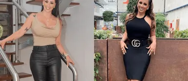 Melissa Klug luce espectacular con dos outfits. Melissa Klug causa sensación al lucir unas osadas botas XL en el set de 'América Hoy'
