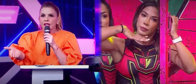 Johanna San Miguel pierde los papeles al reclamarle a Karen Dejo durante programa Johanna San Miguel pierde los papeles al reclamarle a Karen Dejo durante programa