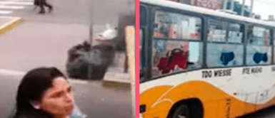 Mujer destroza con un bate de béisbol lunas del autobús que chocó su vehículo Chorrillos: Mujer destroza con un bate de béisbol lunas del autobús que chocó su vehículo